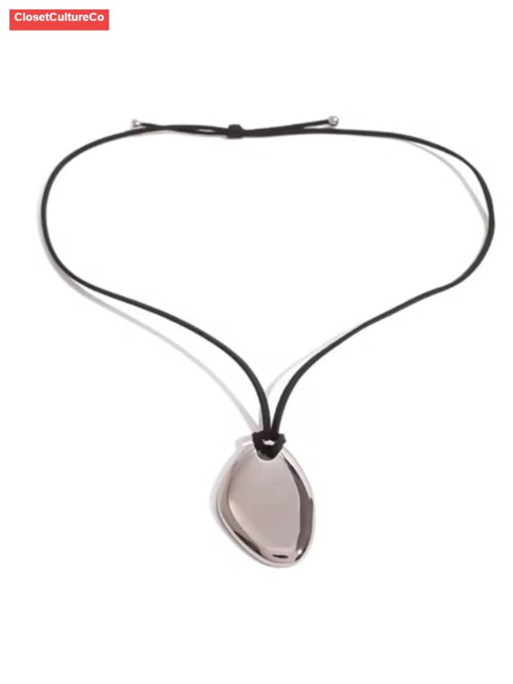 Wishbone Cord Necklace 18K Gold Plated Stainless Steel Adjustable Choker